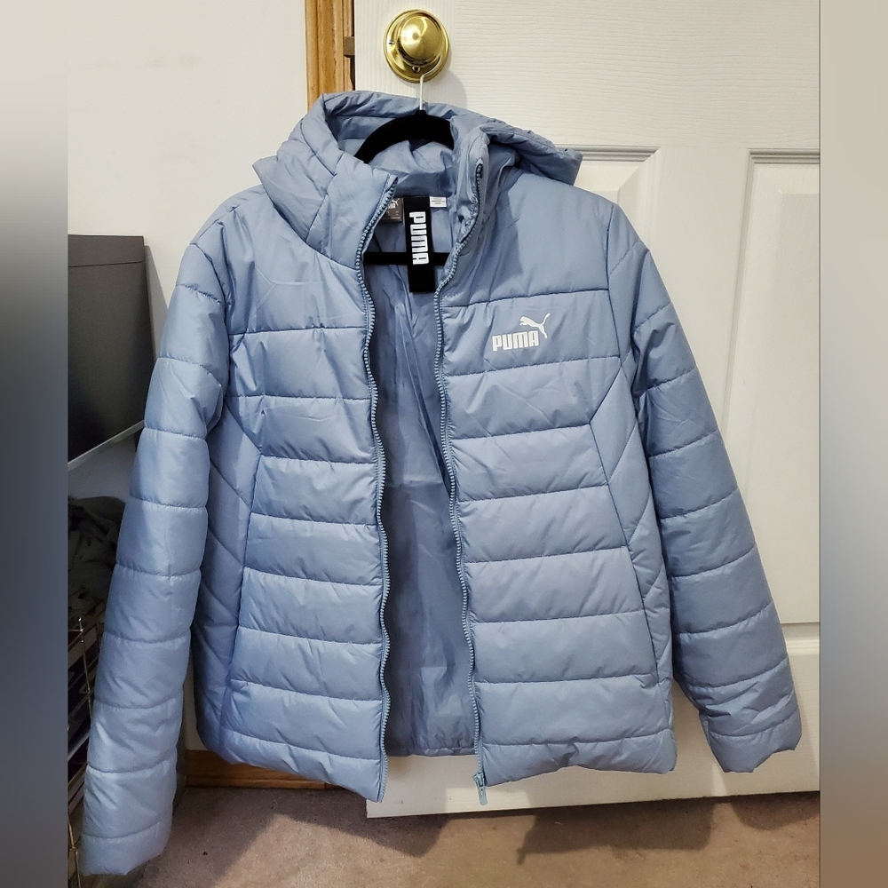 PUMA Pastel Blue Puffer Jacket